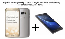 Kupte si skvělý Samsung Galaxy S7/S7 Edge a dostanete tablet Galaxy Tab A jako DÁREK! 