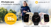 Přivítejte jaro s hodinkami Amazfit a ušetřete 15%!