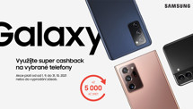 Samsung Cashback: Udělejte si radost novým telefonem a získejte zpět až 5 000 Kč