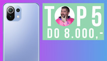 TOP 5 mobilů do 8 000 Kč, které právě doporučuju! [recenze]