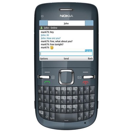 Nokia C3-00 QWERTZ Grey O2