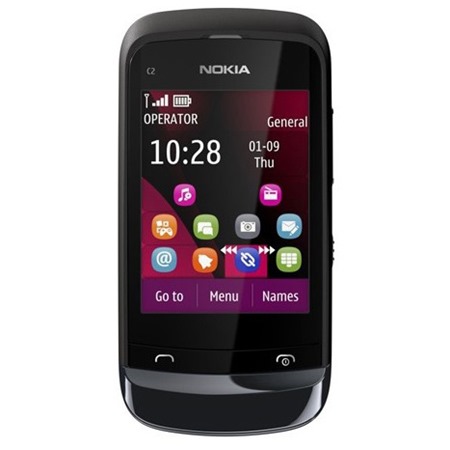 Nokia C2-02 Chrome Black