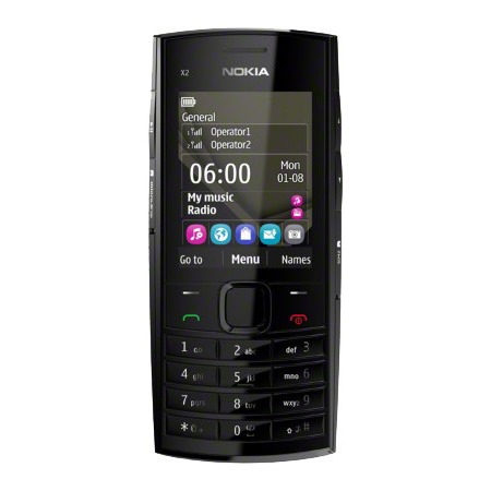 Nokia X2-02 Dual-SIM Dark Silver