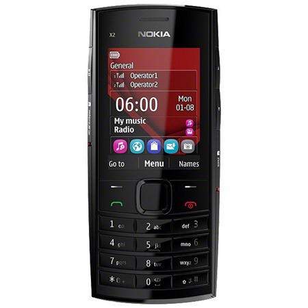 Nokia X2-02 Dual-SIM Bright Red
