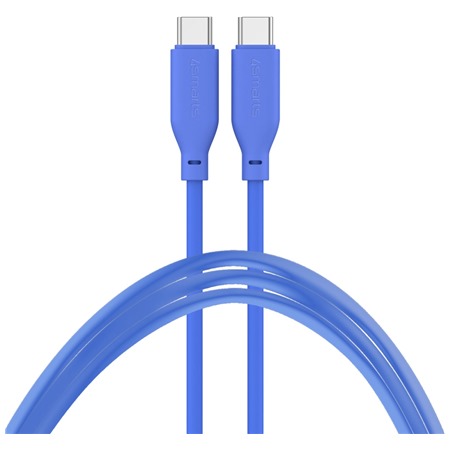 4smarts High Flex USB-C / USB-C, 1,5m, 60W modr kabel