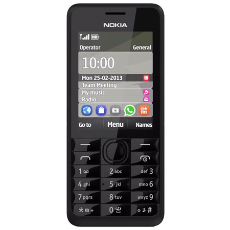 Nokia 301 Dual-SIM Black