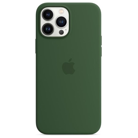 Apple silikonový kryt s MagSafe na Apple iPhone 13 Pro jetelově zelená (Clover)