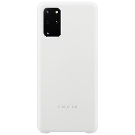 Samsung silikonový zadní kryt pro Samsung Galaxy S20+ bílý (EF-PG985TWEGEU)