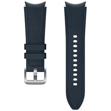 Samsung Leather Band polokoen emnek 20mm Quick Release pro smartwatch modr (ET-SHR88SNEGEU) S / M