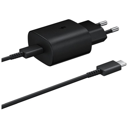 Samsung 25W nabjeka s kabelem USB-C ern, bulk (EP-TA800EBE)
