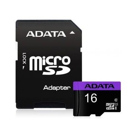 ADATA Premier Class microSDHC 16GB + SD adaptr