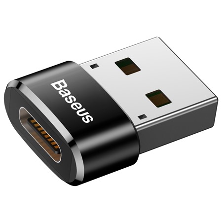 Baseus USB / USB-C OTG adaptér černý