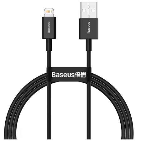 Baseus Superior Series USB-A / Lightning 2.4A 1m ern kabel