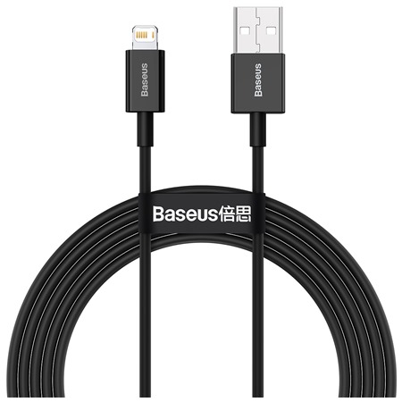 Baseus Superior Series USB-A / Lightning 2.4A 2m černý kabel