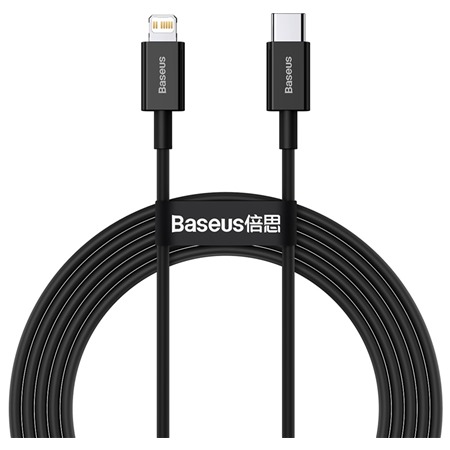 Baseus Superior Series USB-C / Lightning 20W 2m černý kabel