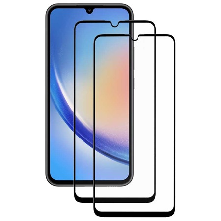 CELLFISH DUO 5D tvrzen sklo pro Samsung Galaxy A34 5G Full-Frame ern 2ks