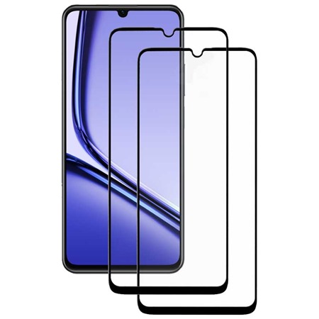 CELLFISH DUO 5D tvrzen sklo pro realme Note 50 Full-Frame ern 2ks