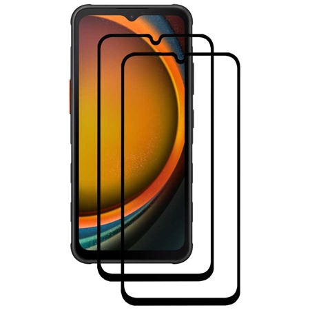 CELLFISH DUO 5D tvrzen sklo pro Samsung Galaxy Xcover7 Full-Frame ern 2ks