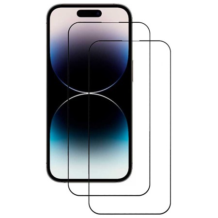 CELLFISH DUO 5D tvrzen sklo pro Apple iPhone 14 Pro Full-Frame ern 2ks
