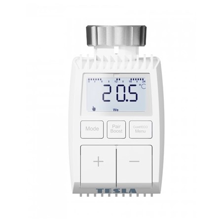 TESLA Smart Thermostatic Valve TV100 chytr termostatick hlavice bl