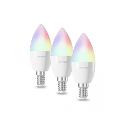TESLA TechToy Smart Bulb RGB E14, 4.4W chytr rovka (3ks)