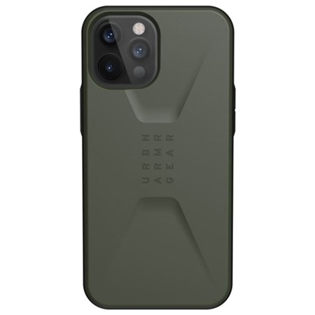 UAG Civilian odolný zadní kryt pro Apple iPhone 12 / 12 Pro olivový