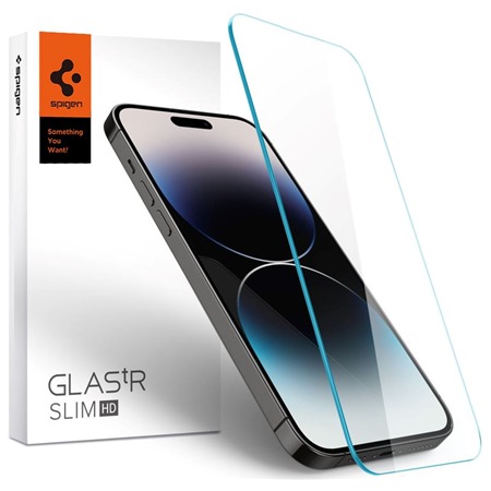 Spigen tR Slim HD tvrzen sklo pro Apple iPhone 14 Pro Max ir