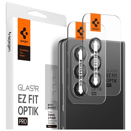 Spigen Glass.tR EZ Fit Optik Pro tvrzen sklo na oky fotoapartu pro Samsung Galaxy Z Fold5 2ks ern
