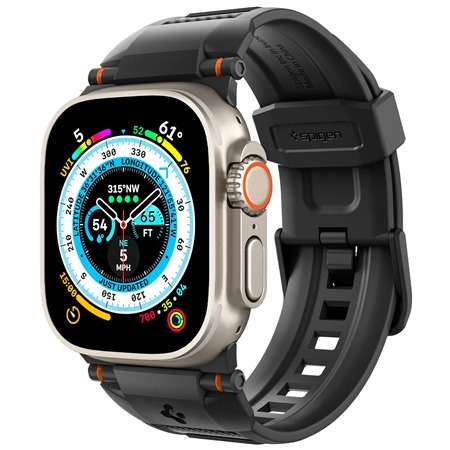 Spigen Rugged Ultra Band emnek pro Apple Watch 42 / 44 / 45 / 49mm ern
