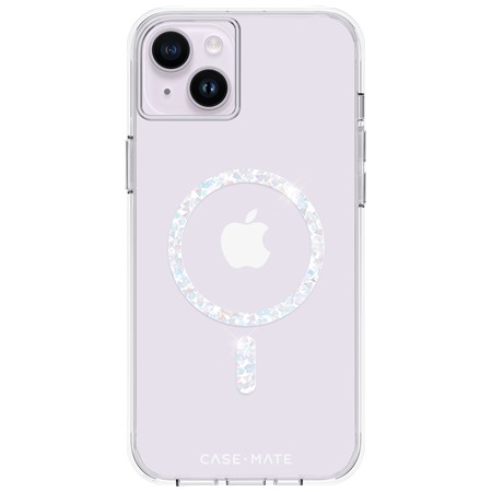 Case-Mate Clear Twinkle Diamond zadn kryt s podporou MagSafe pro Apple iPhone 14 Plus ir