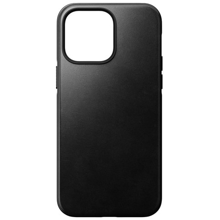 Nomad Modern Leather MagSafe zadní kryt pro Apple iPhone 14 Pro Max černý