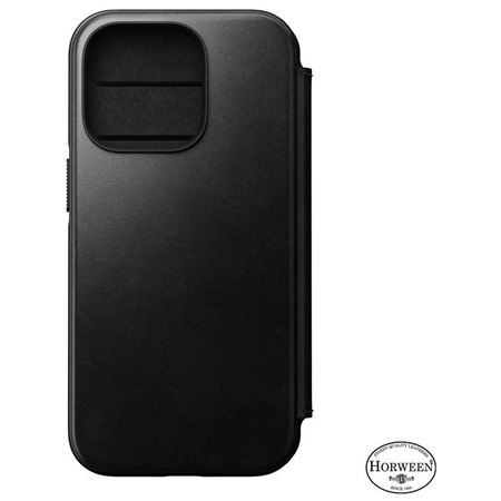 Nomad Leather MagSafe Folio flipov pouzdro pro Apple iPhone 14 Pro ern