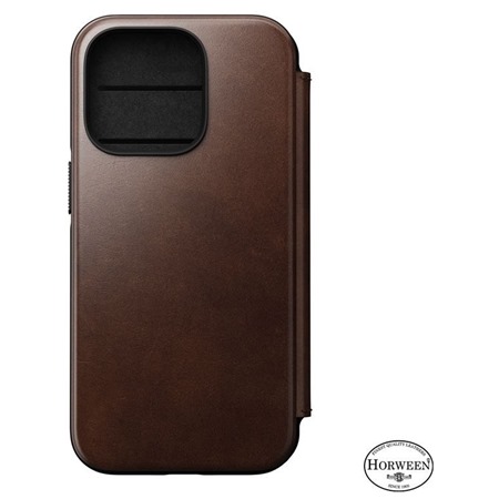 Nomad Leather MagSafe Folio flipov pouzdro pro Apple iPhone 14 Pro hnd