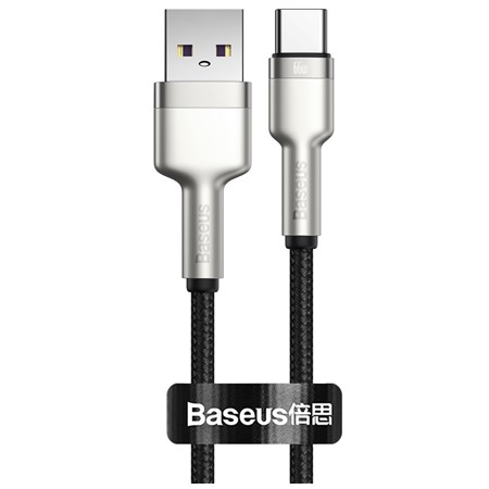 Baseus Cafule Series USB-A / USB-C 66W 0,25m opleten ern kabel