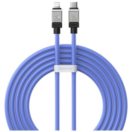 Baseus CoolPlay USB-C / Lightning 20W 2m modr kabel