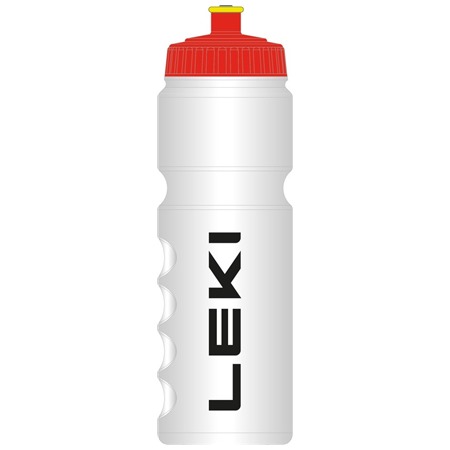 LEKI Drinking Bottle LEKI, transparent-bright red, One size