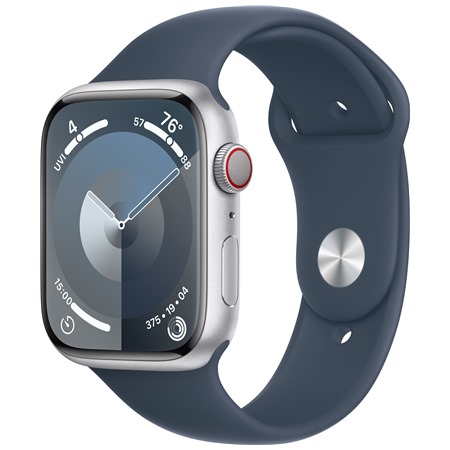Apple Watch Series9 Cellular 45mm Silver / Storm Blue S / M
