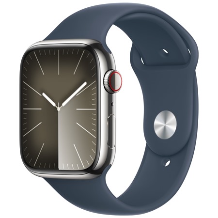 Apple Watch Series9 Cellular 45mm Steel / Blue M / L