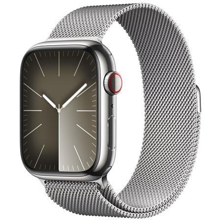 Apple Watch Series9 Cellular 45mm Steel / Silver Loop