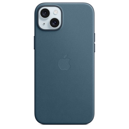 Apple tkaninov zadn kryt s podporou MagSafe pro Apple iPhone 15 Plus modr