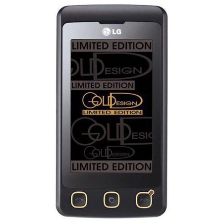 LG KP500 Black Gold
