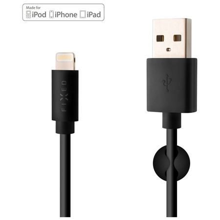 FIXED USB-A / Lightning 1m ern kabel