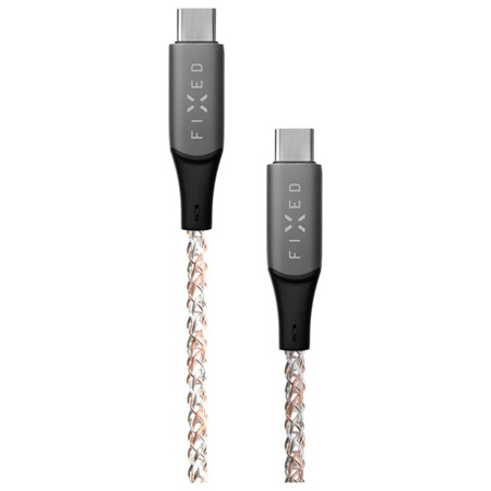 FIXED USB-C / USB-C 60W PD 1,2m  svtc nabjec bl kabel