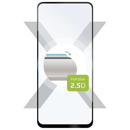 FIXED Full-Cover tvrzen sklo pro Motorola Moto G23 ern