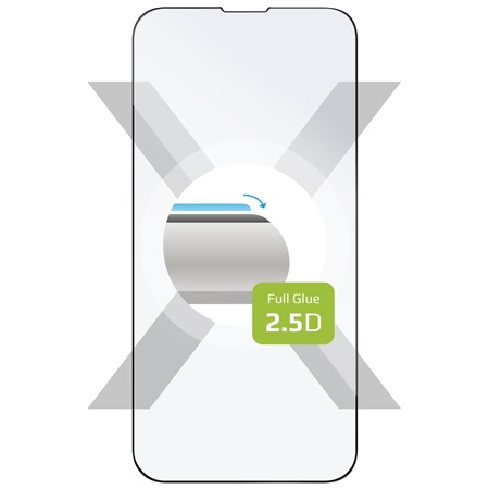 FIXED Full-Cover tvrzen sklo pro Apple iPhone 13 mini Full Frame ern