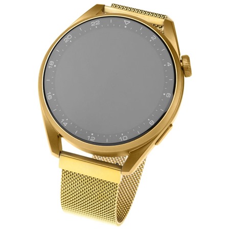 FIXED Mesh Strap nerezov emnek 18mm Quick Release pro smartwatch zlat
