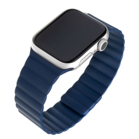 FIXED Silicone Strap silikonov emnek pro Apple Watch 38 / 40 / 41mm modr
