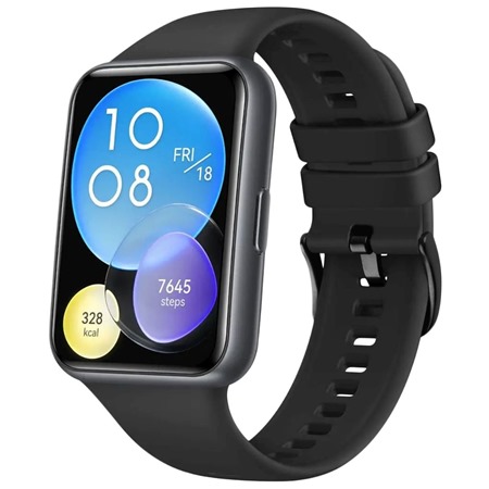 FIXED Silicone Strap silikonov emnek pro Huawei Watch Fit 2 ern