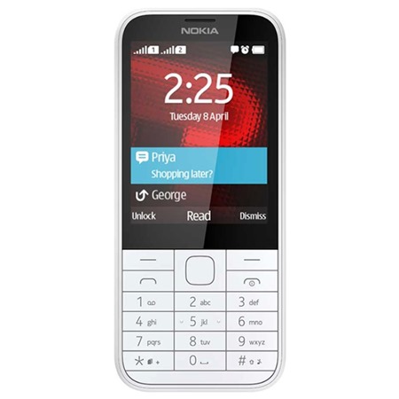 Nokia 225 Dual-SIM White