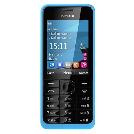 Nokia 301 Dual-SIM Cyan